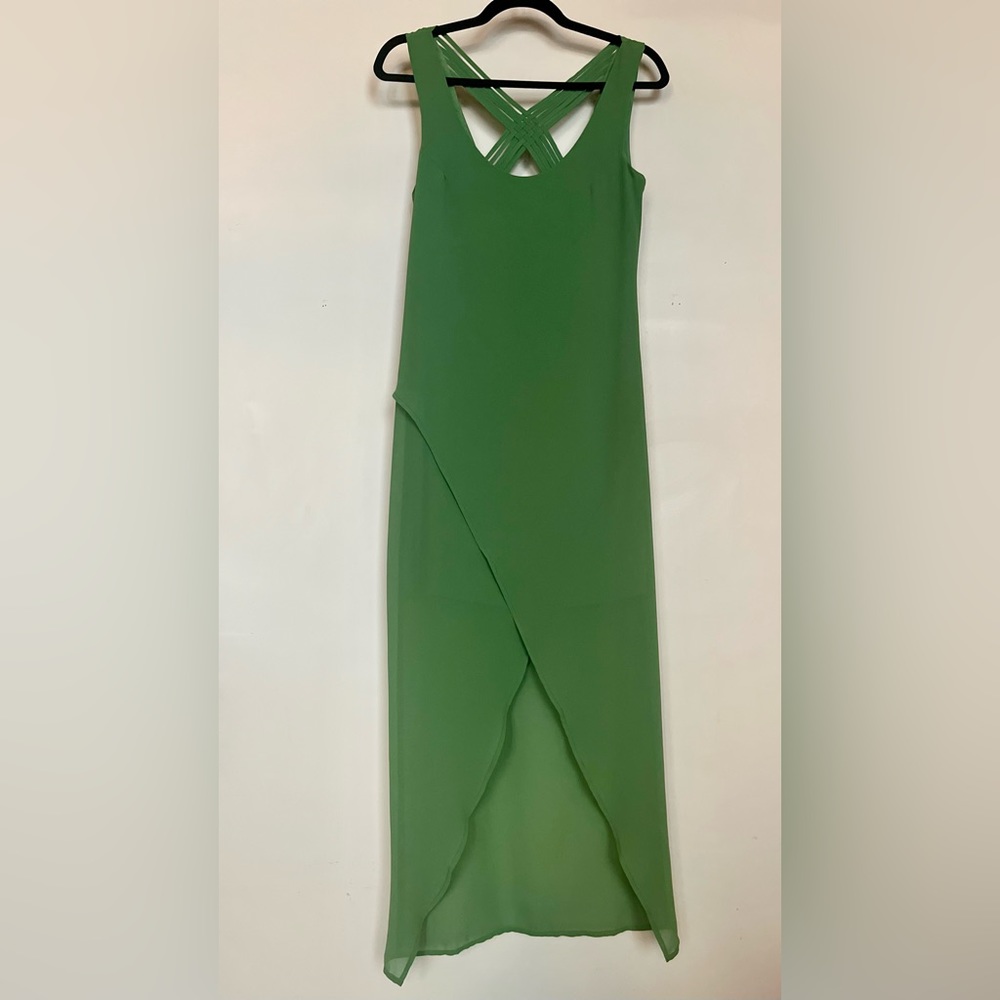 Unique green summer dress - great of beach holidays